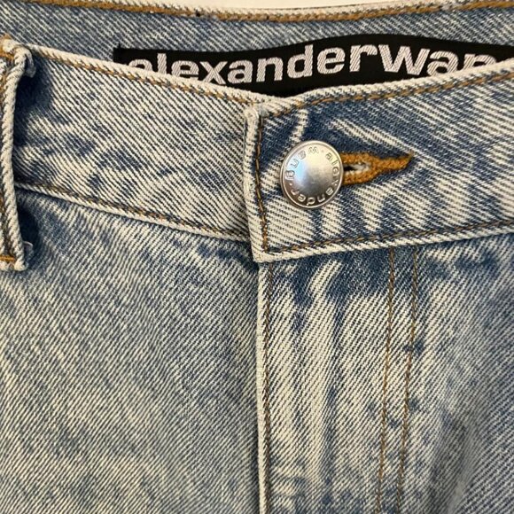 Alexandrwang Frayed edge jean,pebble bleach, size 29 - Picture 6 of 6